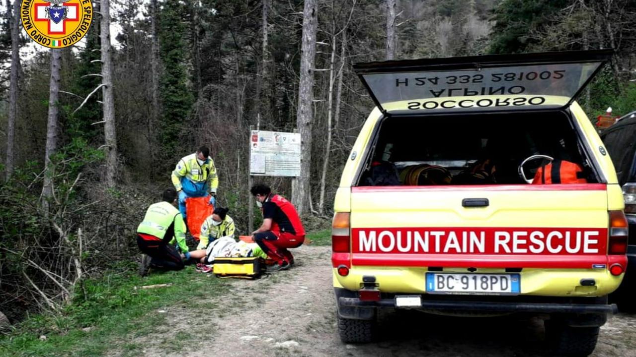 Un intervento del Soccorso alpino (foto d'archivio)