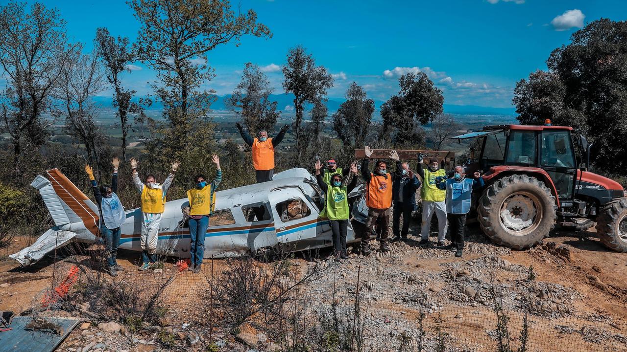 L’aereo recuperato nel bosco dopo 38 anni sarà un'installazione: «Pronta in estate, ecco il progetto»