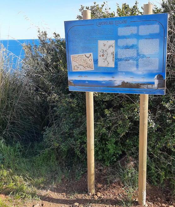 Pannello di Microcosmo per orientarsi sulle isole 