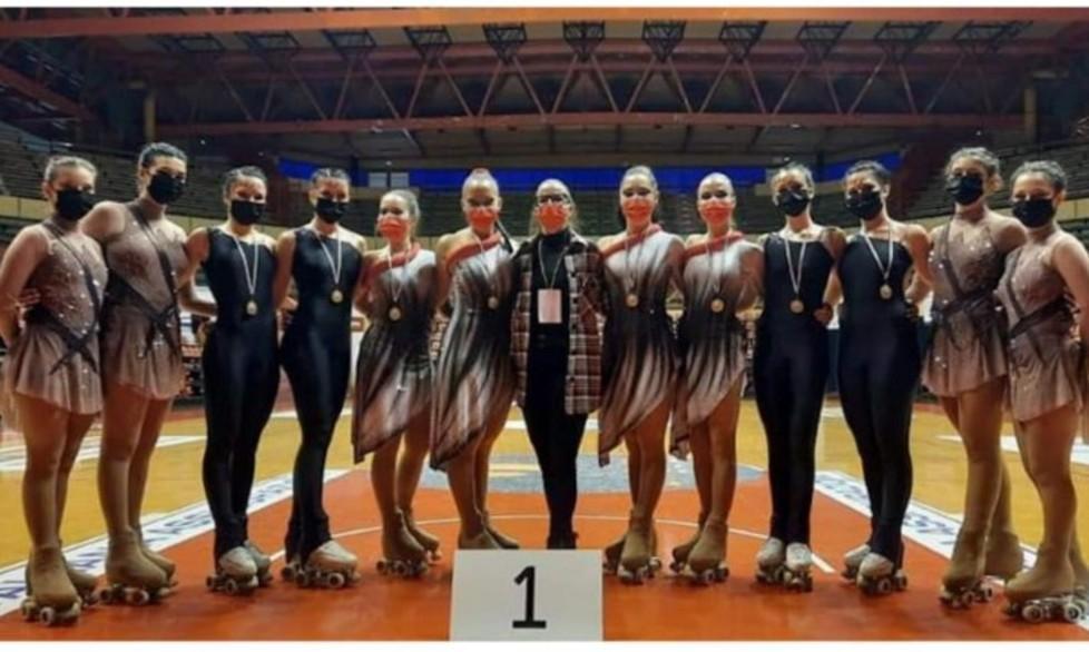 Estensi d’oro ai campionati regionali Incetta di medaglie e anche il titolo di società nel Gruppi Show