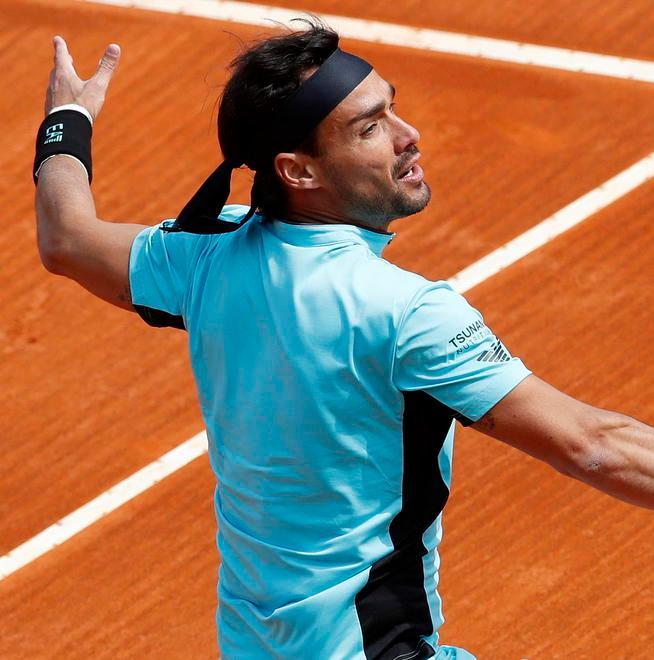 Fognini conquista i quarti Nadal di prepotenza Clamoroso: Djokovic fuori