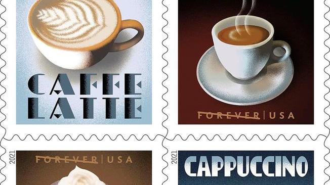 In Usa i nuovi francobolli sul caffè parlano italiano