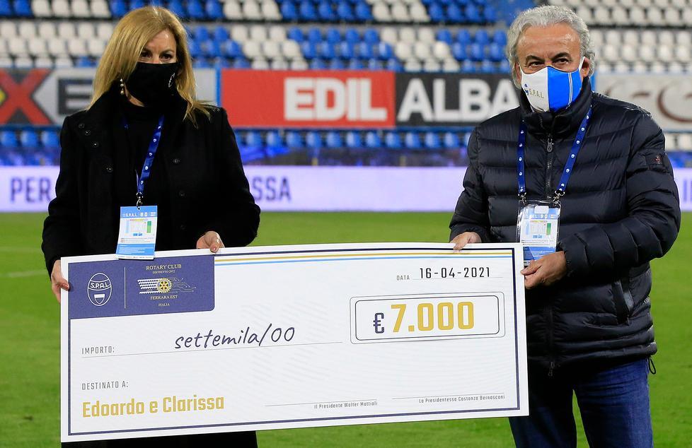 Poggio Renatico, Spal e Rotary insieme per Edo e Clarissa 