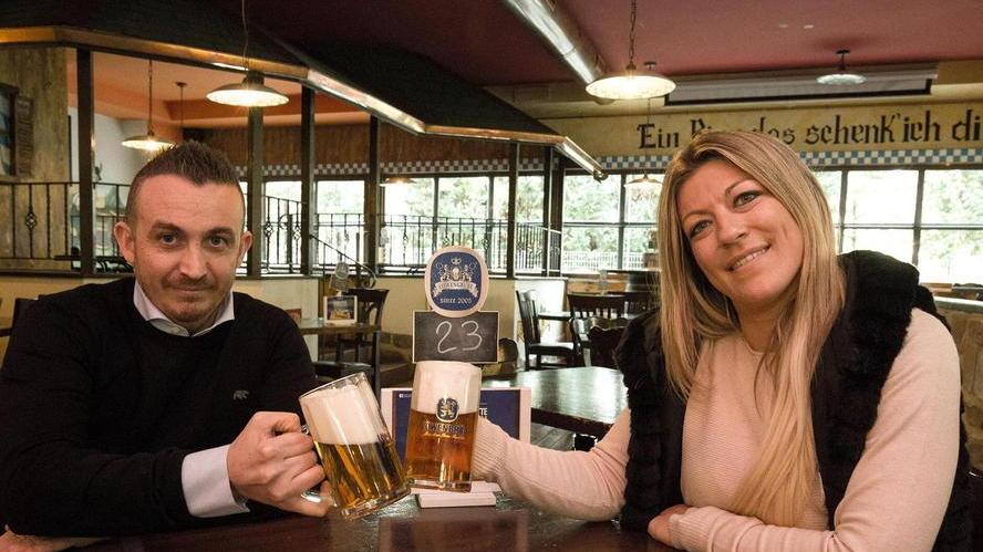 Pietro Nicastro e Monica Fantoni di Limite, titolari della Lowengrube