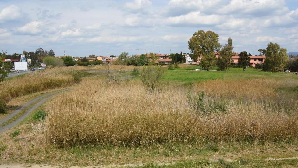 L’area urbana non edificata sulla quale verrà realizzata la lottizzazione dei Crespi