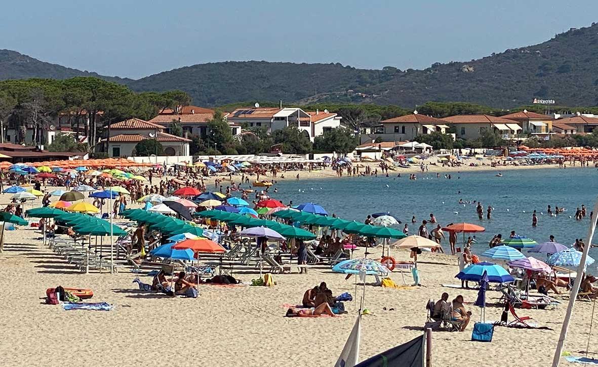La spiaggia di Marina di Campo