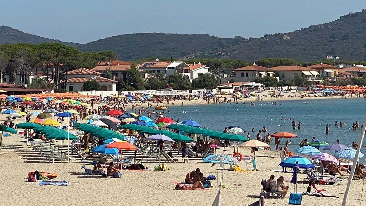 La spiaggia di Marina di Campo