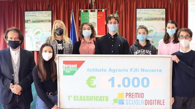 Gli studenti del “Navarra” sbancano il Premio digitale