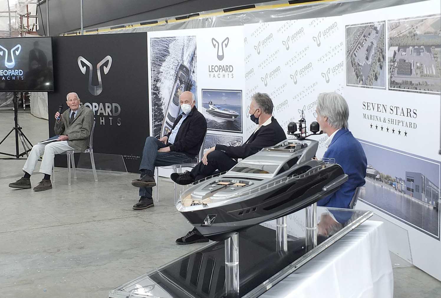 La presentazione dell’acquisizione del marchio Leopard da parte di Seven Stars Marina & Shipyard (foto Fabio Muzzi)