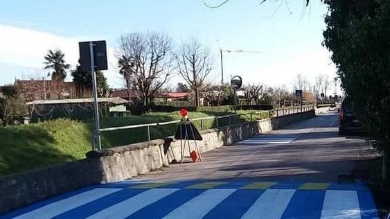 Due attraversamenti rialzati collocati in via Spirito Santo