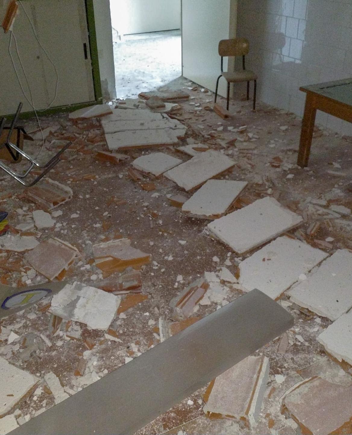 Sul crollo del soffitto «vogliamo chiarezza» 