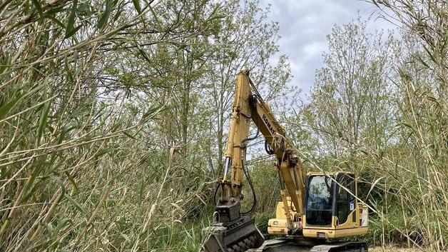 Percorso naturalistico sull’argine via ai lavori