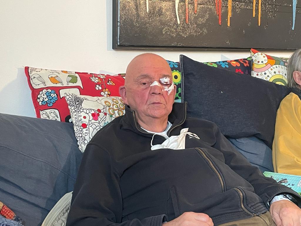 Manlio Giannessi dopo la rapina subìta nel gennaio scorso