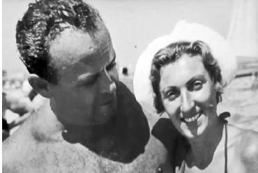 Sauro Rottenstreich e la moglie Dea Rossi in Riviera