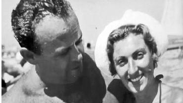 Sauro Rottenstreich e la moglie Dea Rossi in Riviera