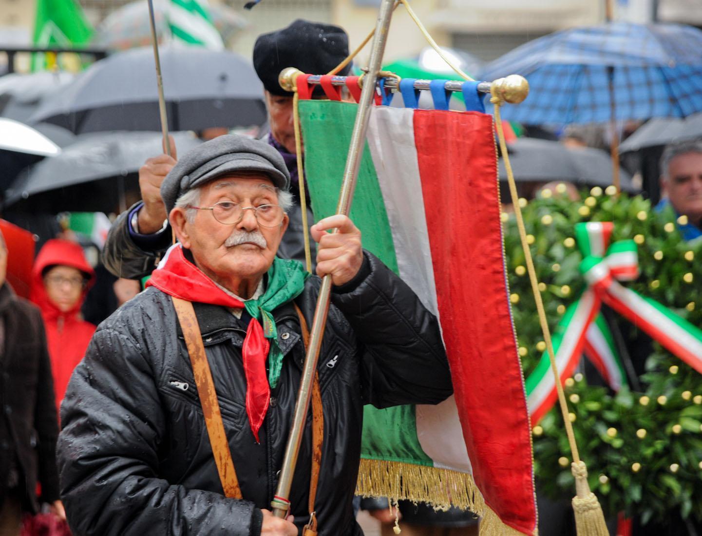 Una manifestazione dell'Anpi a Cagliari, immagine di repertorio