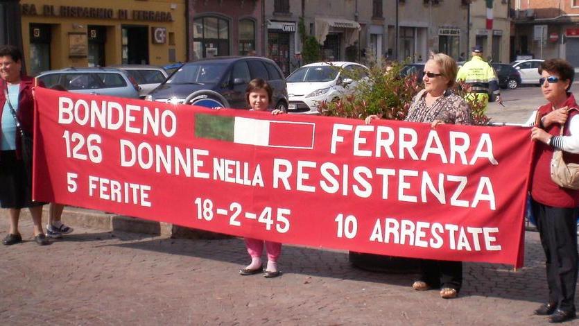 In piazza Gramsci Bondeno ricorda i morti per la libertà