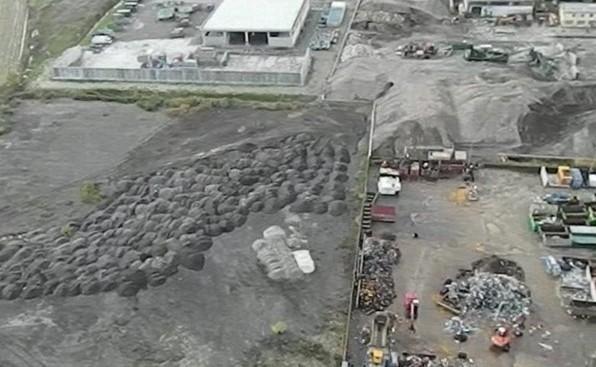 L’azienda di produzione di materiali riciclati Lerose a Gello di Pontedera