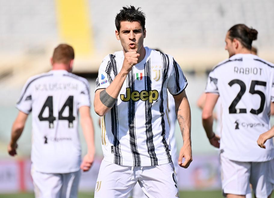 “Cucchiaio” velenoso di Vlahovic per la Viola Morata salva la Juve
