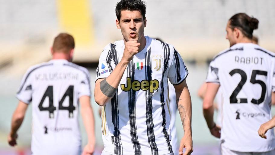 “Cucchiaio” velenoso di Vlahovic per la Viola Morata salva la Juve