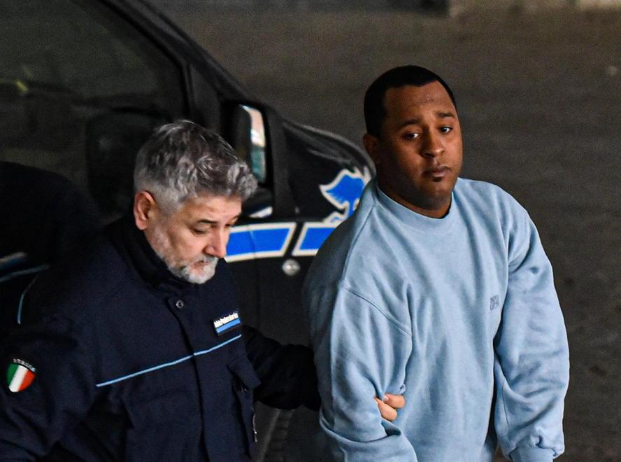 Edikson Bernard Genao, poco dopo il suo arresto nel 2020