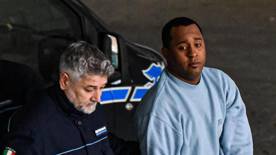 Edikson Bernard Genao, poco dopo il suo arresto nel 2020