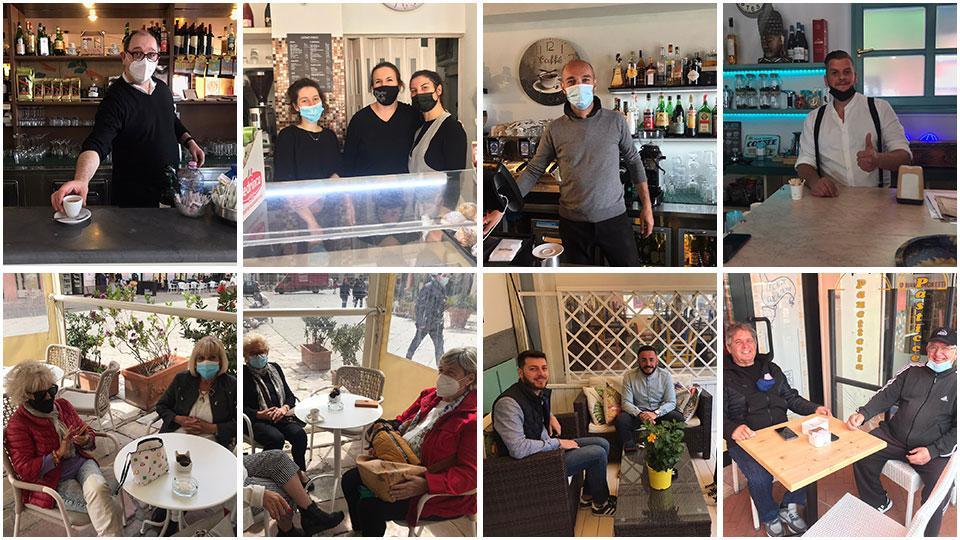 A Portoferraio il caffè al bar diventa anche un segno di rinascita: «Finalmente un po' di vita» 