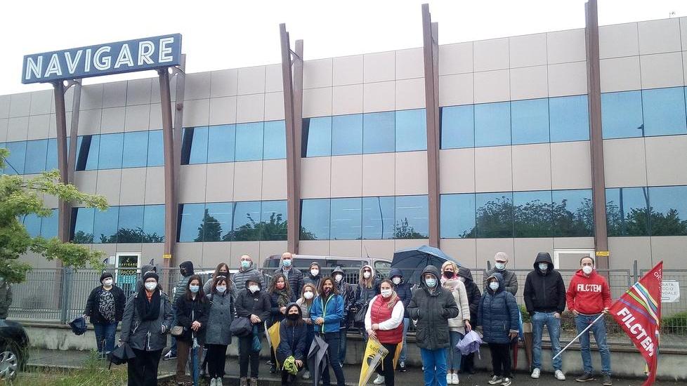 Sciopero e presidio alla Manifattura Riese: «Siamo già esuberi»