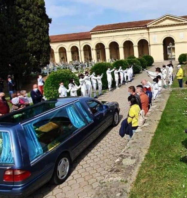 L’ultimo saluto al “Boss” della scherma