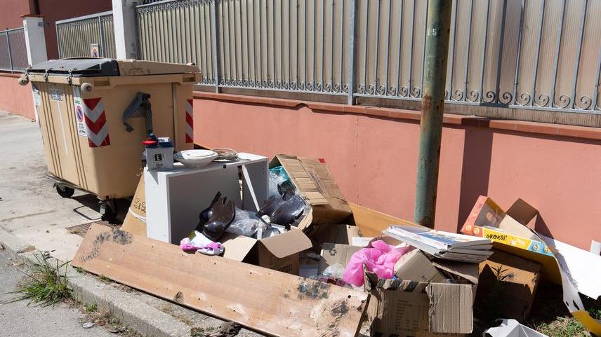 Rifiuti abbandonati, un flagello Clara: «Serve più senso civico»