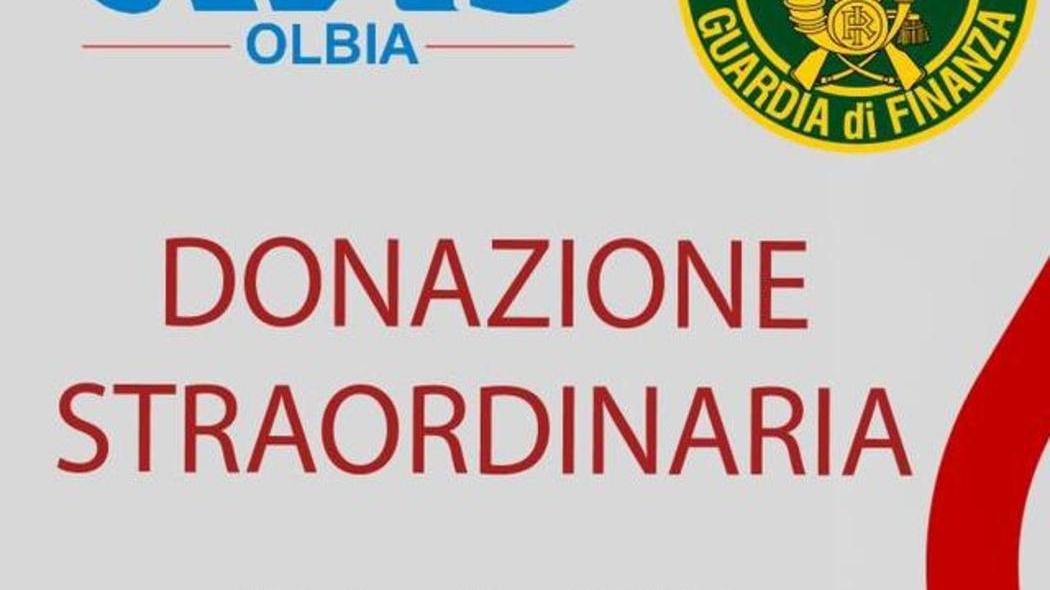 Donazione del sangue alla Guardia di finanza