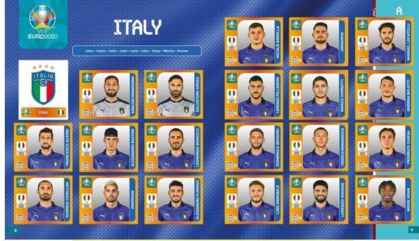 La Panini Modena lancia l'album della collezione Uefa Euro 2020