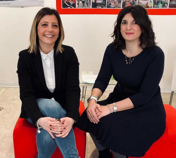 La sindaca Giulia Deidda e la segretaria del Pd Ivetta Parentini