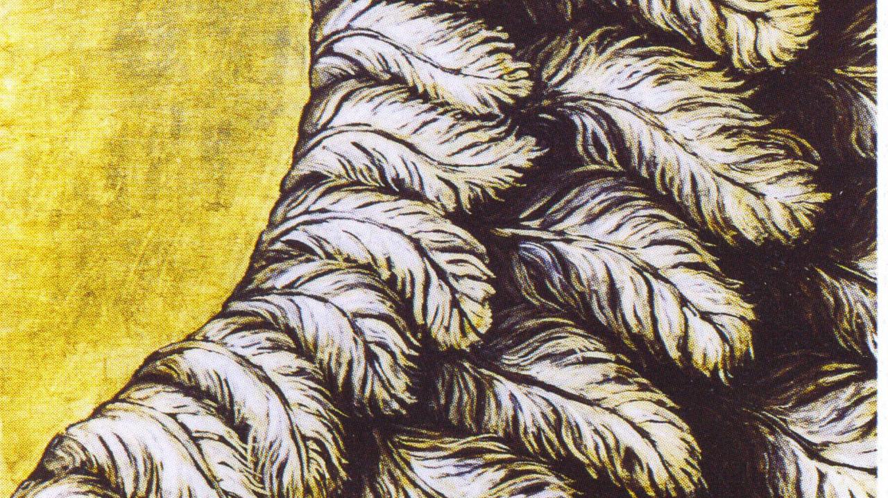 Un'opera di Cavallera in una mostra a Carloforte