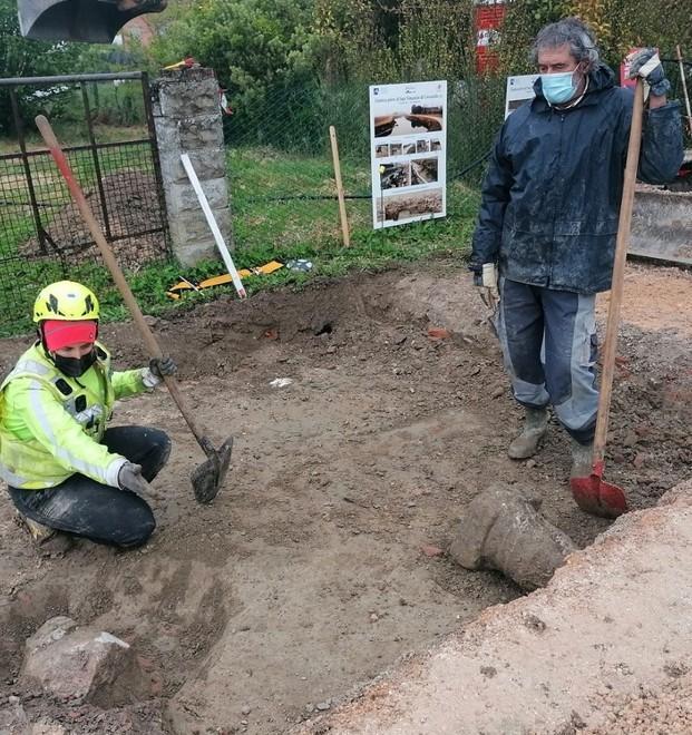 Sorpresa sotto terra Dall’antica pieve riemerge un cippo 