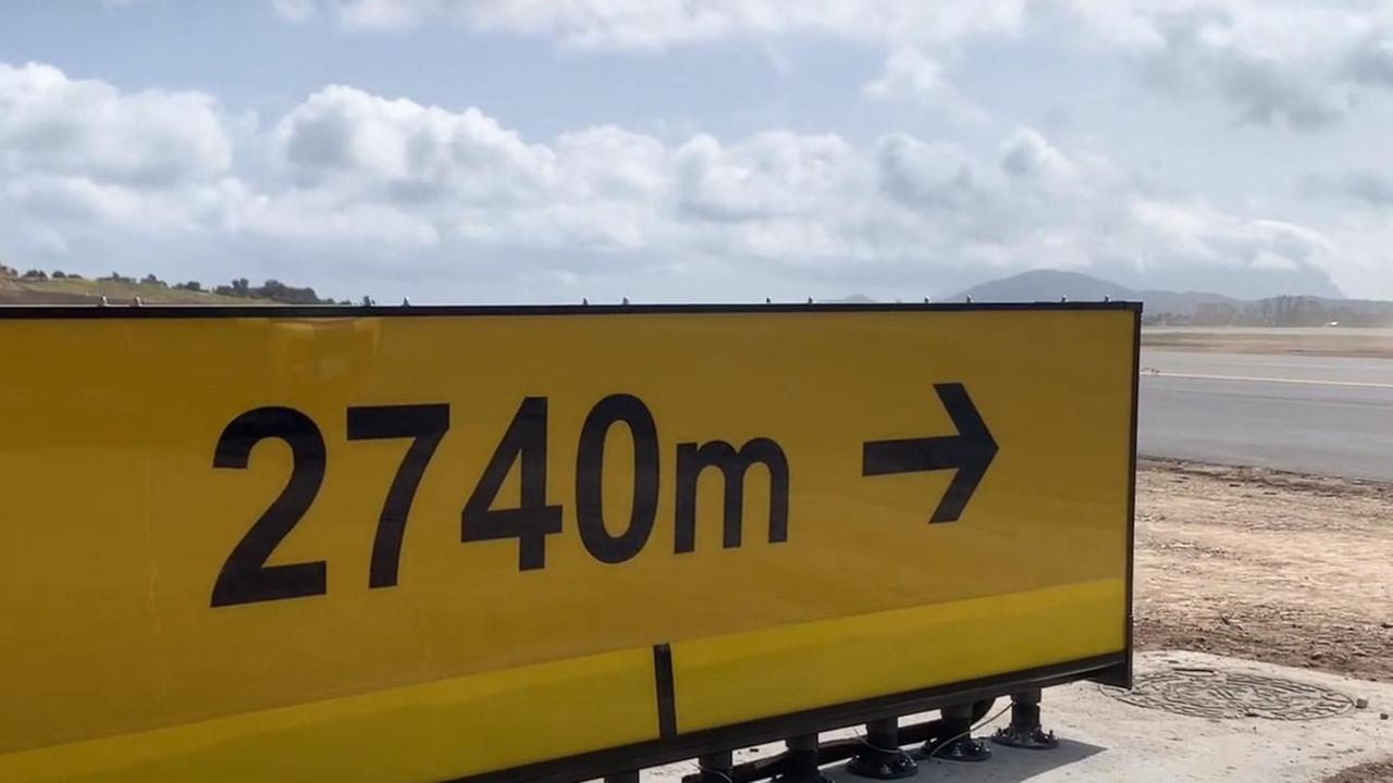 Pista lunga già operativa decollato il primo volo