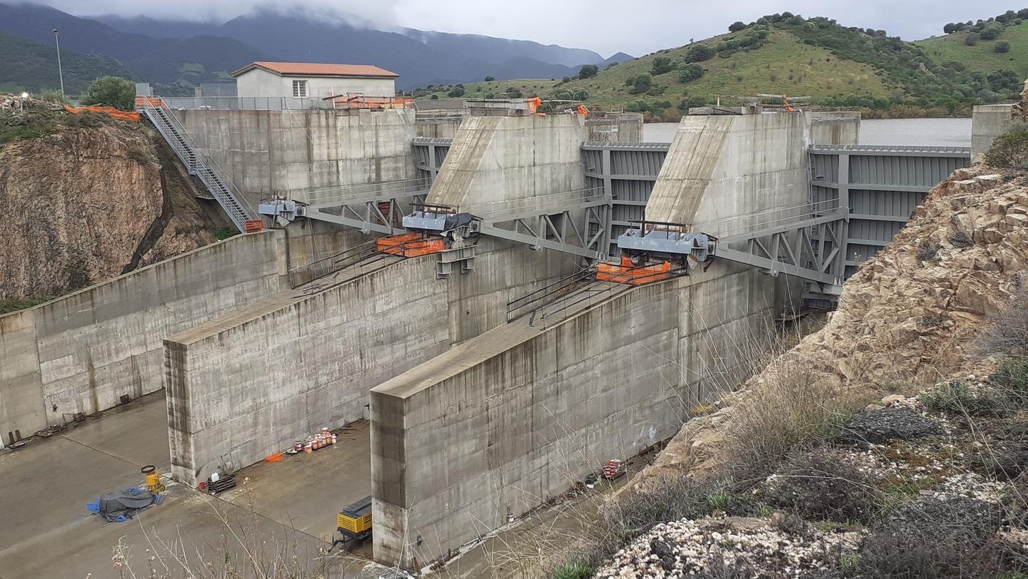 Diga di Maccheronis, precollaudate le paratoie 