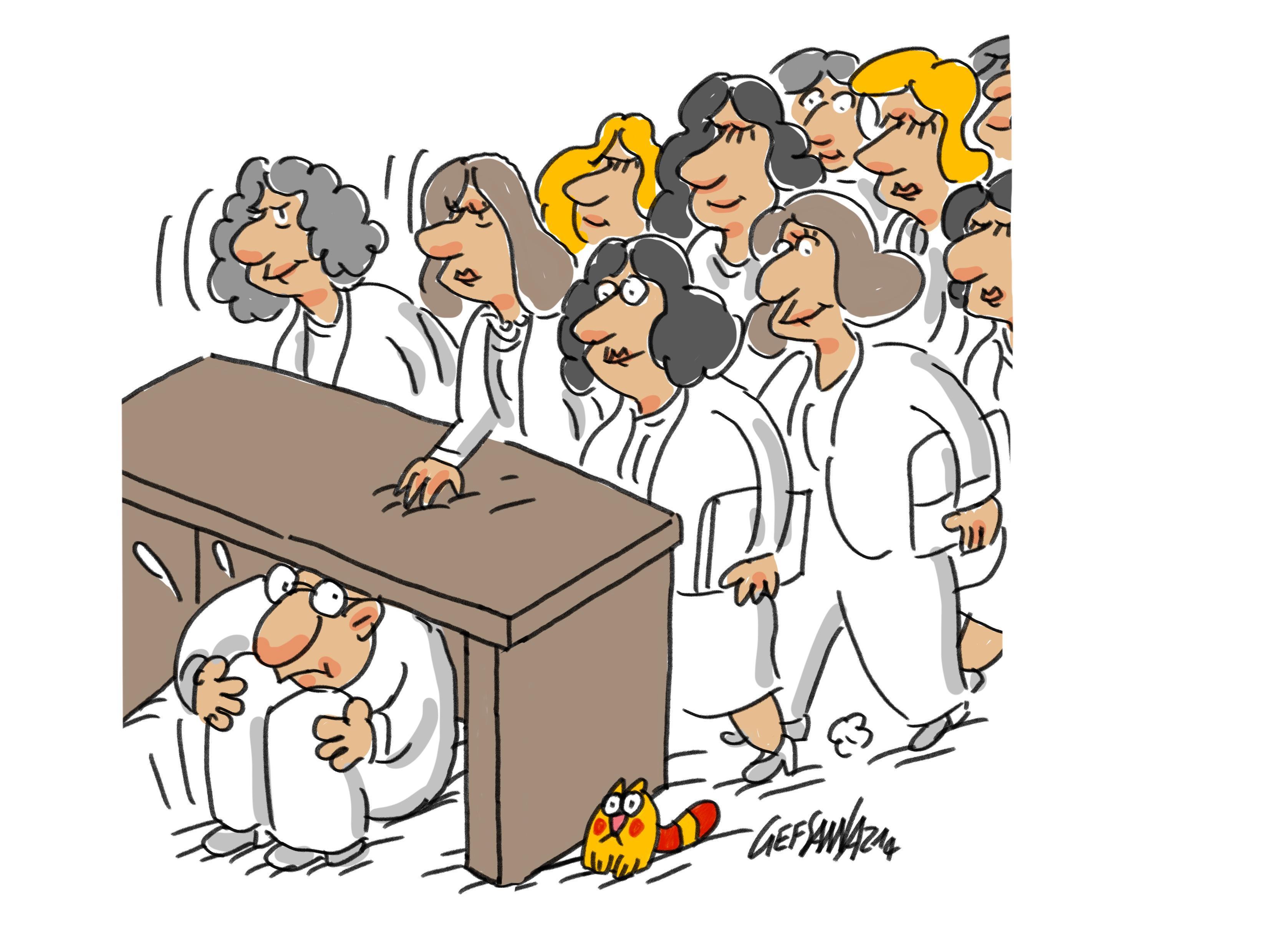 La vignetta di Gef: donne ai posti di comando, fine del tabù
