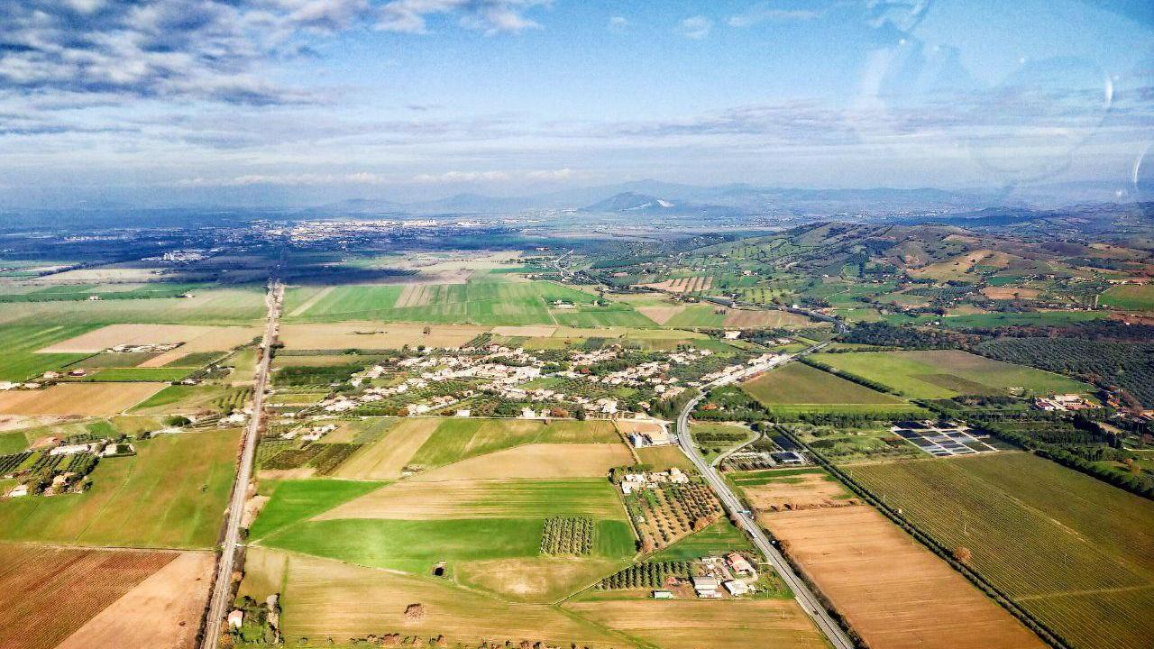Le aree verdi che circondano Grosseto viste da Rispescia