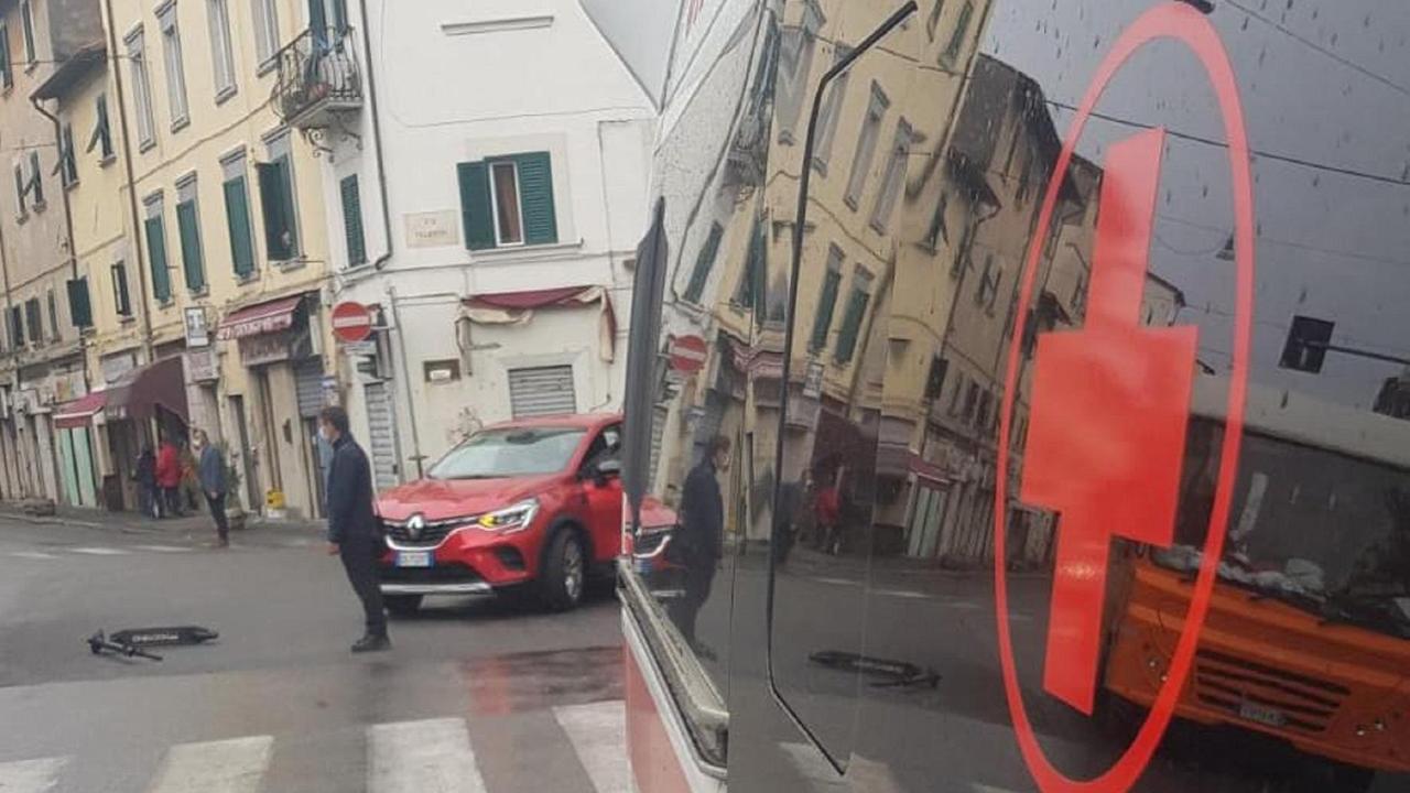 L'incidente sul monopattino elettrico