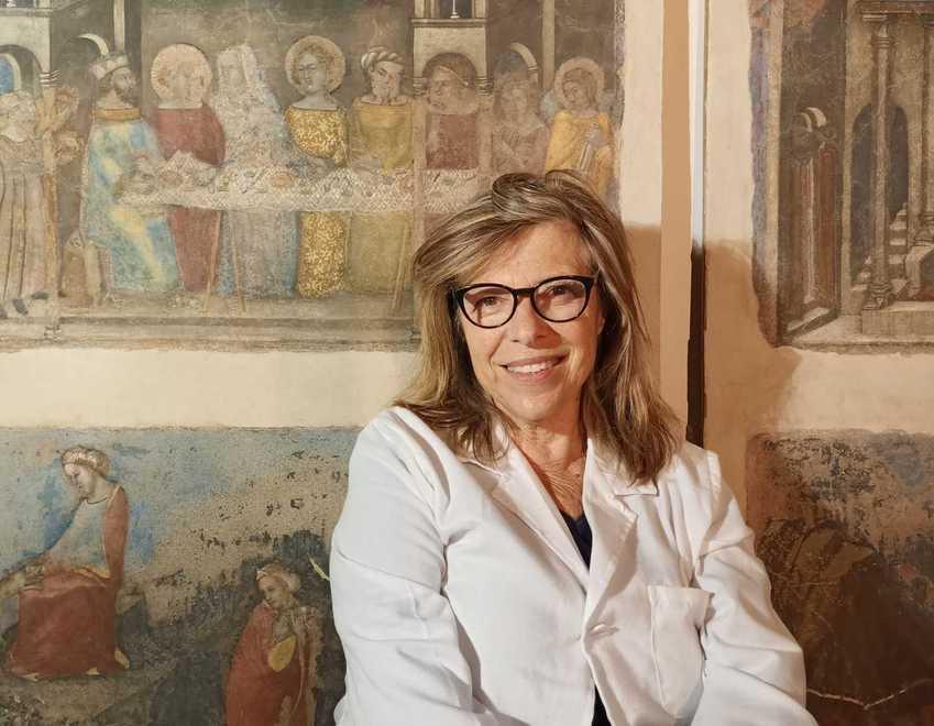 La restauratrice Lidia Cinelli