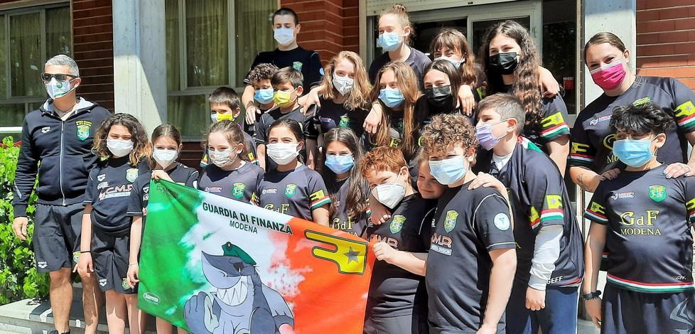 GS Guardia di Finanza: Minghelli e i giovani Errico e Pacchioni medagliati a Lignano