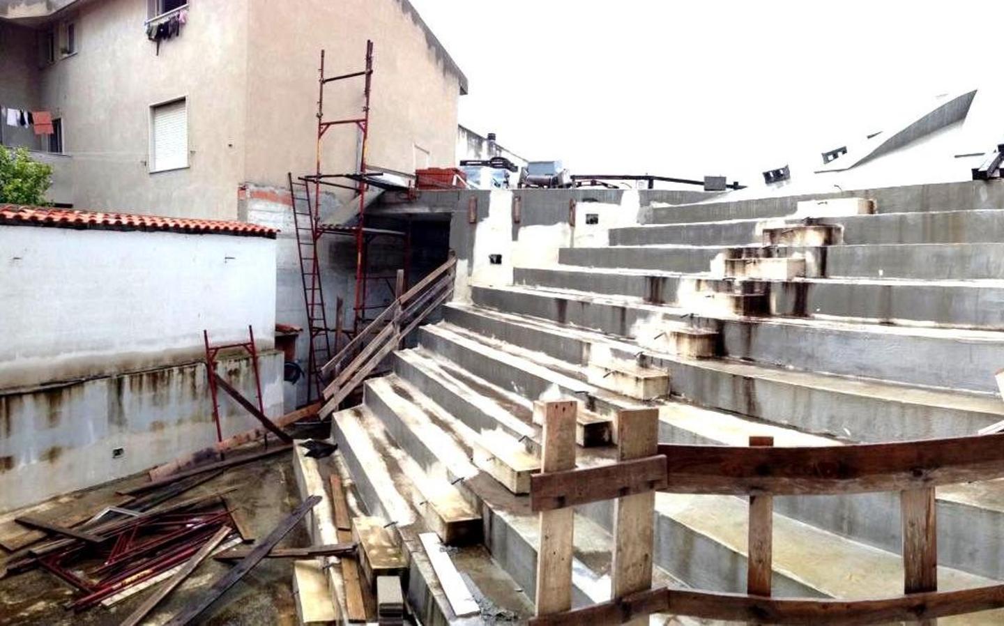 L’auditorium incompiuto nei progetti del Comune 