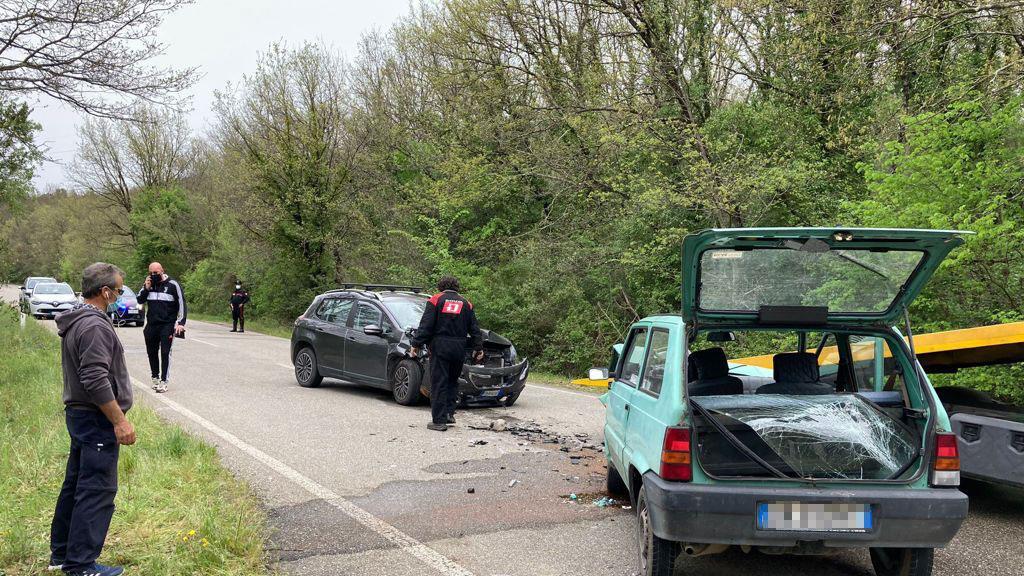 Lo scontro (foto Michele Falorni)