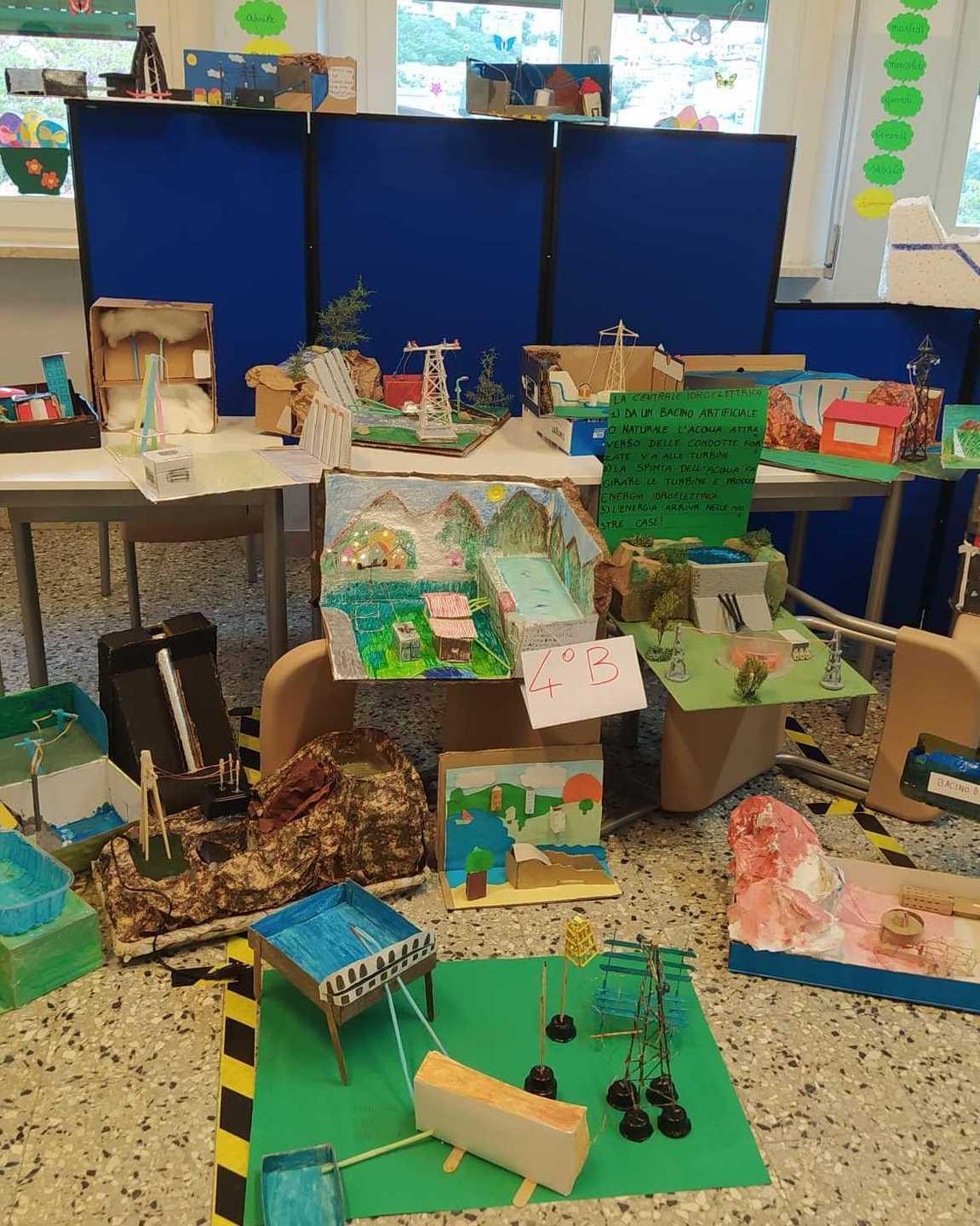 A Ozieri i bimbi di IV B “costruiscono” centrali idroelettriche