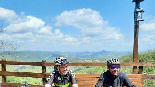 Da sinistra il presidente della Provincia di Reggio Emilia, Giorgio Zanni, e il dj Benny Benassi