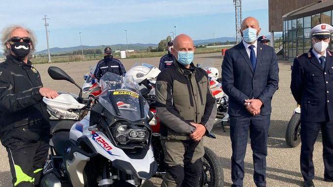 Lezioni per i motociclisti della polizia municipale