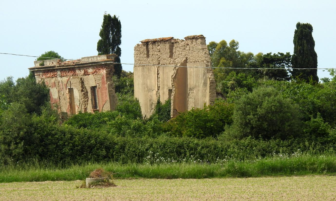 Rovine di una villa abbandonata