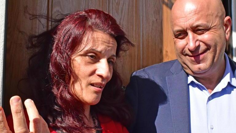 La mamma di Luana insieme all'avvocato, Andrea Rubini (Foto Lorenzo Gori)