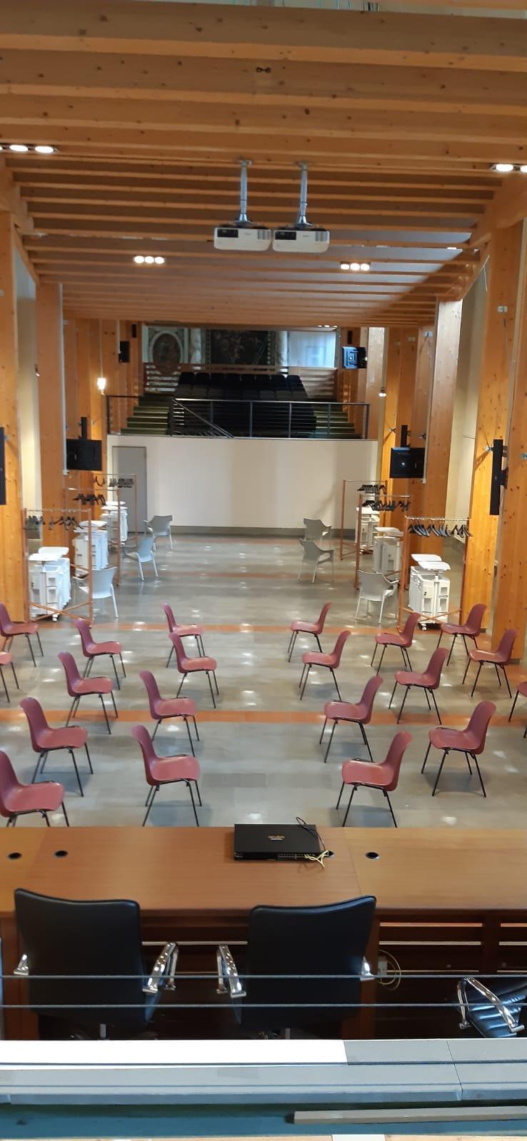 La sala del Pellegrinaio Novo